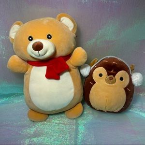 Squishmallows  Bristle14”Hans 8” PRICE FIRM!!